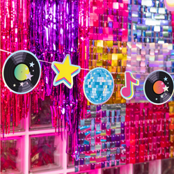Girlanda Baner Retro Disco Lata 80 Party 150cm