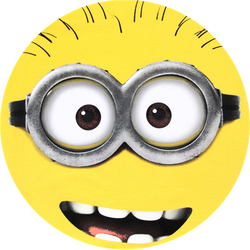 Opłatek tortowy 20 cm, Minionki 1 szt.