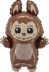 Balon foliowy Brązowy Królik Labobo 63x80cm