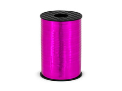 Wstążka plastikowa, ciemny róż, 5mm/225m, 1szt