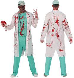 Strój Kostium Doktor LEKARZ Zombie Halloween XL