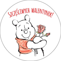 Opłatek tortowy 29 cm, Miłość 1 szt.