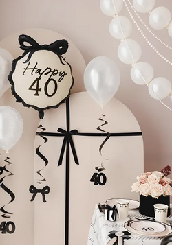 Tasiemka Welurowa, czarna, 25mm/10m