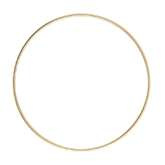 Koło metalowe 20 cm , złote , 1 szt.