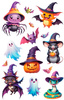 Naklejki Ozdobne Dekoracyjne Kolorowe HALLOWEEN