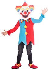 Kostium Carnival Clown Big Head 10-12 lat