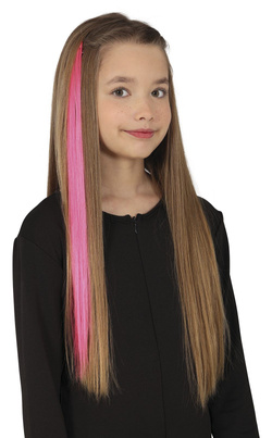 PASEMKA Pasma do Włosów RÓŻOWE 50cm 3szt.