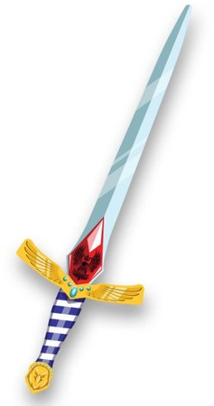 Piankowy MIECZ RYCERSKI Diament Broń Wojownik 53cm