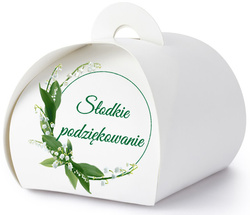 Pudełeczka Słodkie Podziękowanie KONWALIE 10szt.