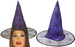 Fioletowy Kapelusz z Pajęczyną Pająkami Halloween