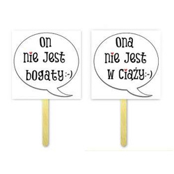 Tabliczki do zdjęć - Fotobudka, 1 kpl.