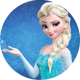 Opłatek tortowy 14 cm, Frozen Kraina Lodu 1 szt.