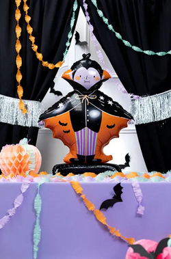 Stojący balon foliowy Dracula, 64x81cm