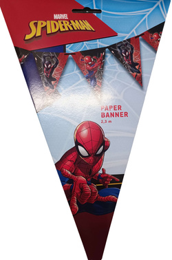 Baner Papierowy SPIDERMAN Marvel Urodziny 230cm