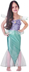 Kostium Strój Mała Zielona Syrenka 130/140cm