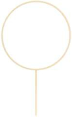 Topper drewniany Obręcz, 24.5cm