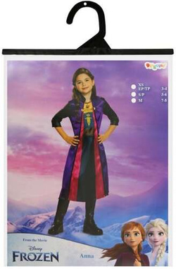 Strój Kostium Frozen 2 Kraina Lodu ANNA 7-8 lat