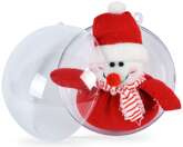 Bombka Akrylowa Otwierana Kula na Choinkę 8cm