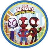 Talerzyki Spiderman SPIDEY Urodziny 23cm 8szt.