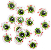 Ruchome Oczka Halloween 24mm, 16szt.