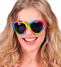 Okulary SERCA Tęczowe Kolorowe Oprawki LGBTQ+ 