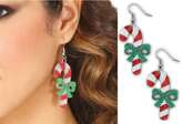 Kolczyki Wiszące Świąteczne LASKI CUKROWE 2szt.