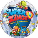 Opłatek tortowy 29 cm, Super Zings 1 szt.