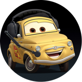 Opłatek tortowy 14 cm, Cars 1 szt.