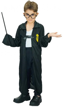 Kostium Strój Czarodziej Szata Magik 110/120cm