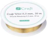 Drucik Metalowy Florystyczny Złoty 0,3mm 20m