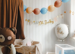 Balony z łącznikiem, 33 cm, jasny niebieski 20szt.
