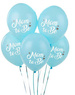 Balony Mom to Be, Pastelowy Niebieski, 30cm, 5szt.