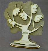 Ciężarek Piramida QL,perłowy różowy 1 szt.