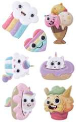 Naklejki Puffy Wypukłe Kolorowe SŁODKOŚCI 7szt.