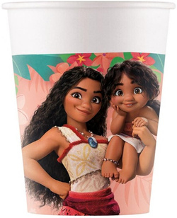 Kubeczki Papierowe VAIANA 2 Moana II 200ml 8szt.