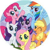 Opłatek tortowy 20 cm, 1 szt. My Little Pony