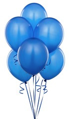 Balony pastelowe 12 cali, 25 szt., niebieski