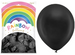 Balony Metaliczne CZARNE Urodziny 23cm 100szt.