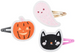 Spinki do Włosów HALLOWEEN Dynia Duch Kot 3szt.