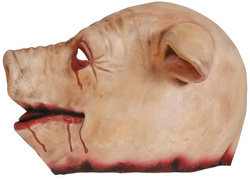 Maska Lateksowa Zakrwawiona ŚWINIA Halloween