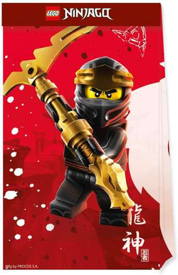 Torby Papierowe na Prezenty Lego Ninjago 4szt.