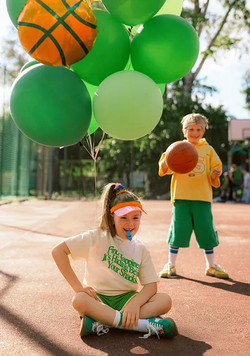 Balon foliowy Piłka do koszykówki, 35x35 cm