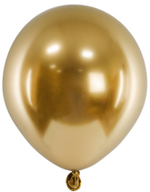 Balony Glossy złote, 12cm 1szt.