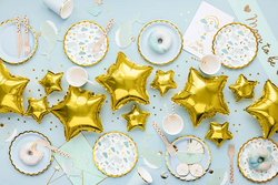Szarfa MOM TO BE Baby Shower Niebieska
