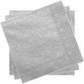 Serwetki 3-warstwowe 20 szt. Srebrne (Silver)