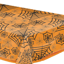 Obrus Foliowy Pajęczyna Halloween Pająk 274x139 cm