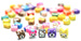 Koraliki Polimerowe Kolorowe Zwierzątka, 1cm 48szt