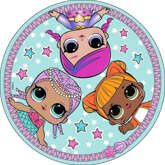 Opłatek tortowy 29 cm, LOL SURPRISE 1 szt.