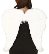 Skrzydła Anioła Anielskie Białe Pióra Jasełka 80cm