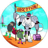 Opłatek tortowy 29 cm, Młodzi Tytani 1 szt.